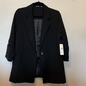 New Doe & Rae black blazer, medium